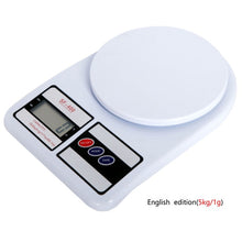 Load image into Gallery viewer, 5/7/10kg Precise Home electronic scale 1g LCD display Electronic Bench Weight Scale Kitchen Cooking Measure Tools Digital Scale
